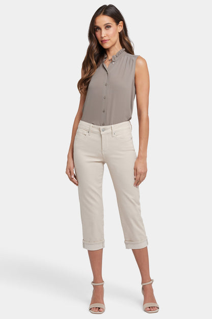 Marilyn Straight Crop Jeans - Feather