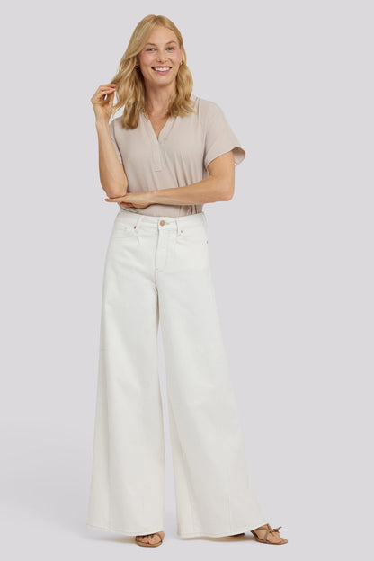 Nova Super Wide Leg Jeans - Vintage White