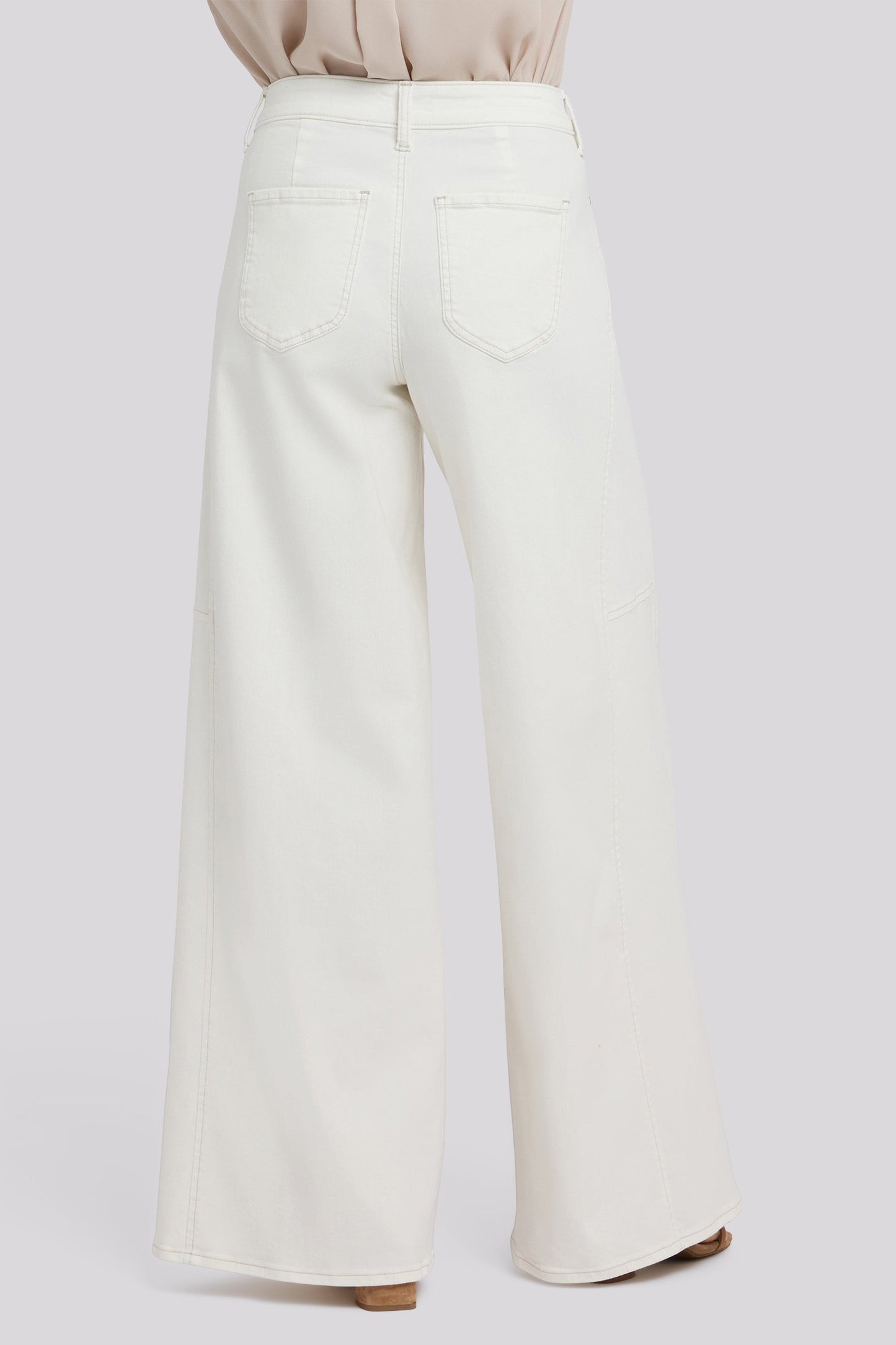 Nova Super Wide Leg Jeans - Vintage White