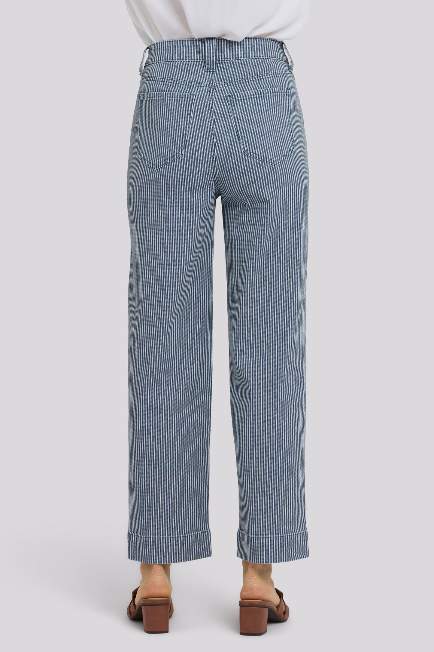 Kasey Stovepipe Ankle Jeans - Malaga Stripe