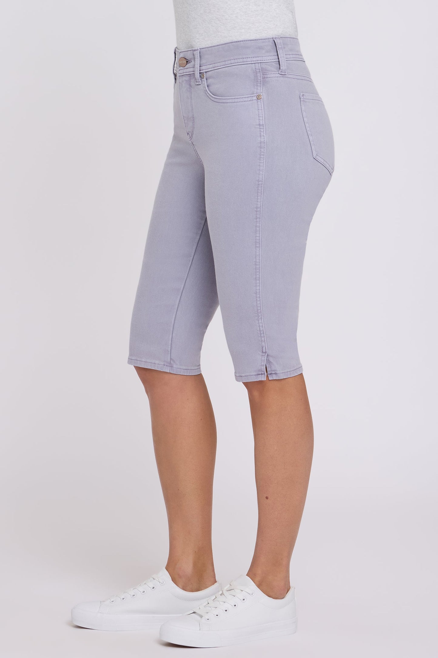 Sophie Bike Capri Jeans - Vintage Lavender