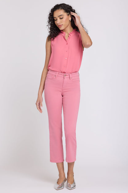 Marilyn Straight Ankle Jeans - Desert Rose