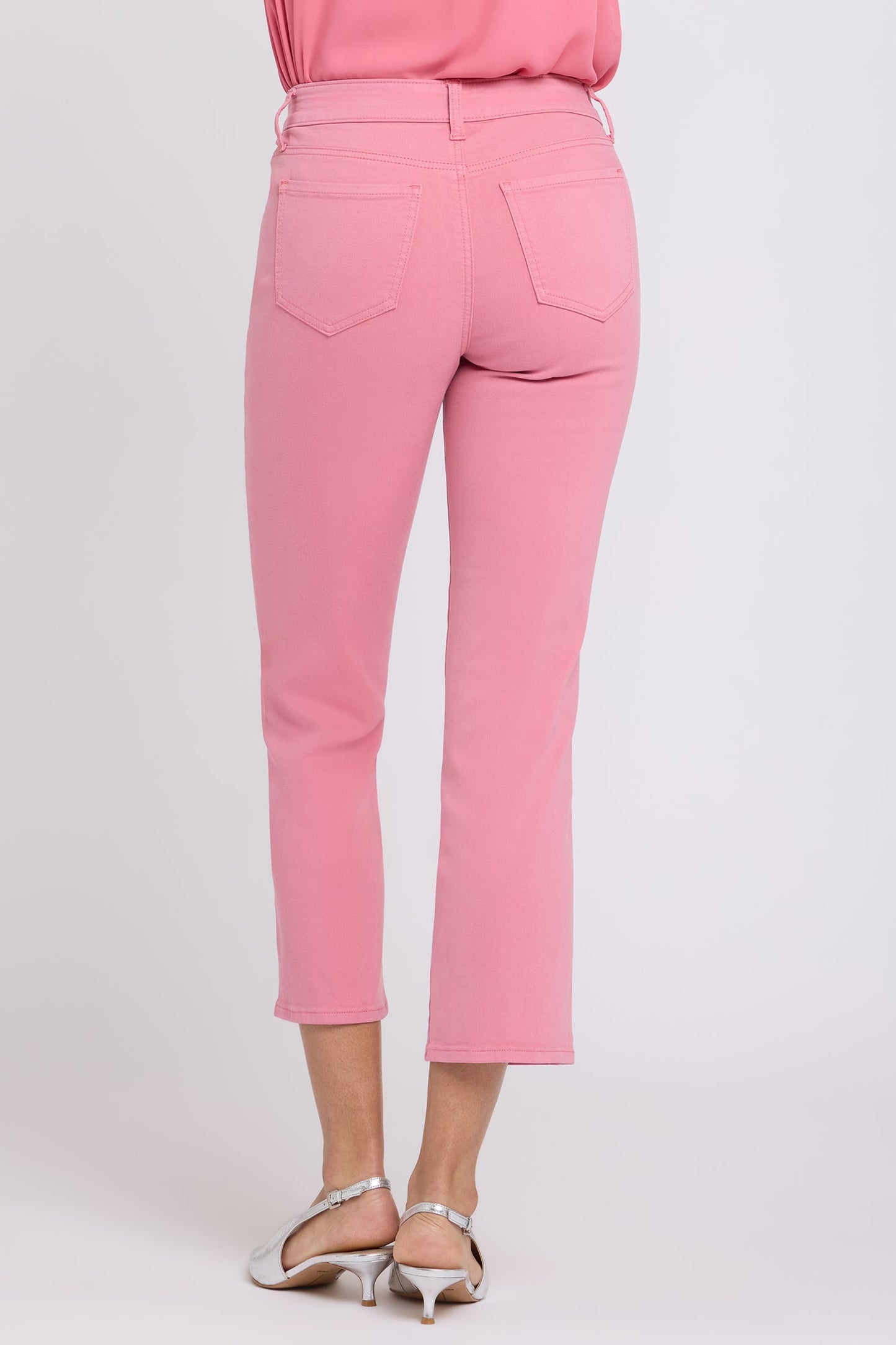Marilyn Straight Ankle Jeans - Desert Rose