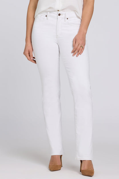 Marilyn Straight Jeans - Optic White