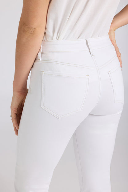Marilyn Straight Jeans - Optic White