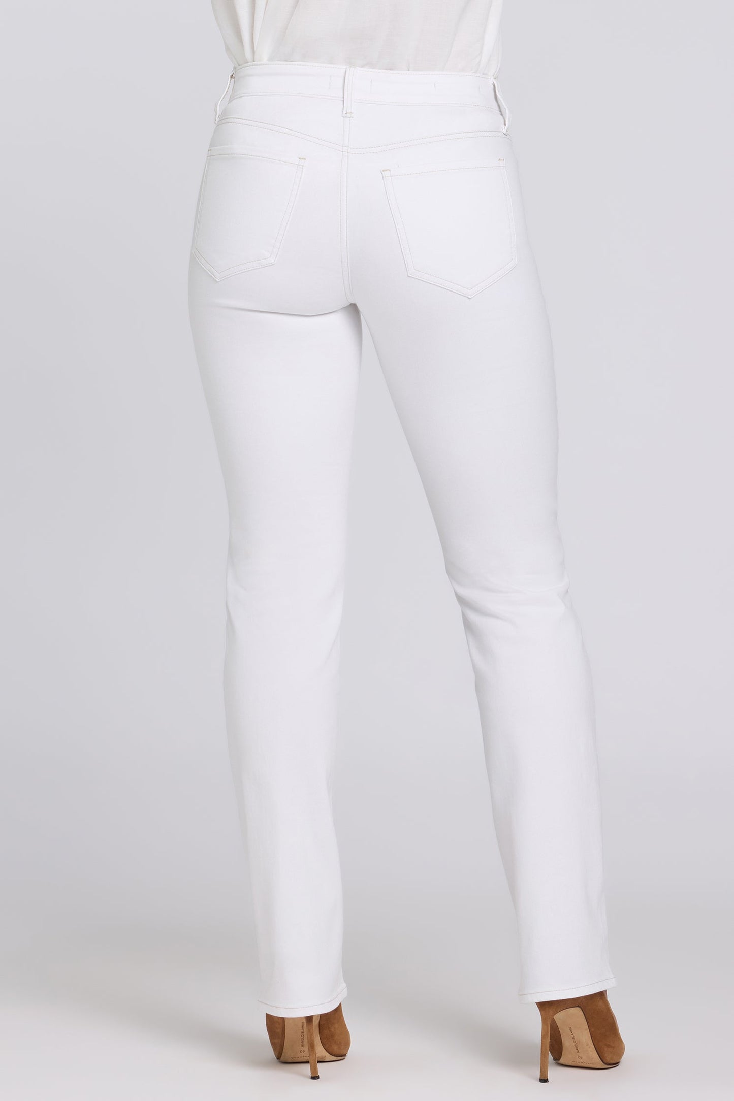Marilyn Straight Jeans - Optic White