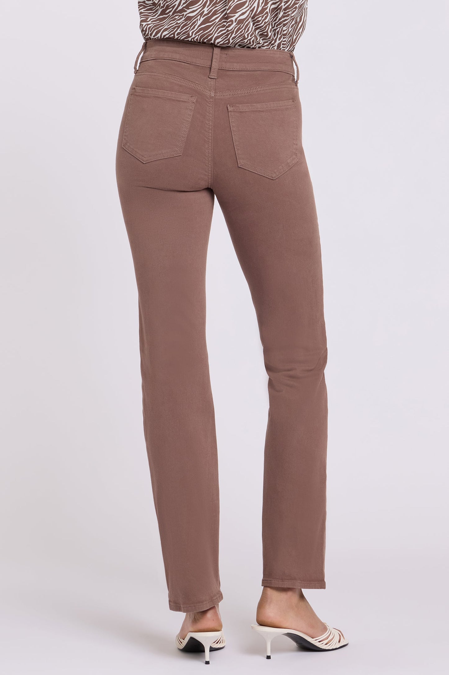 Marilyn Straight Jeans - Deep Taupe