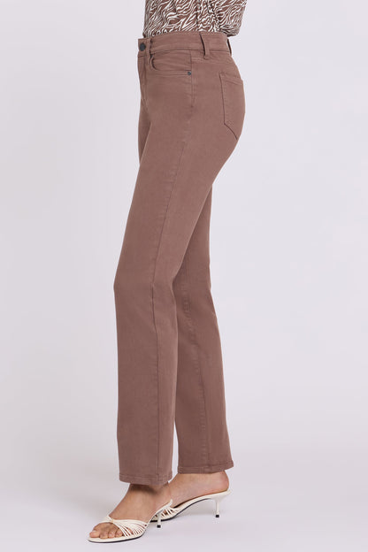 Marilyn Straight Jeans - Deep Taupe