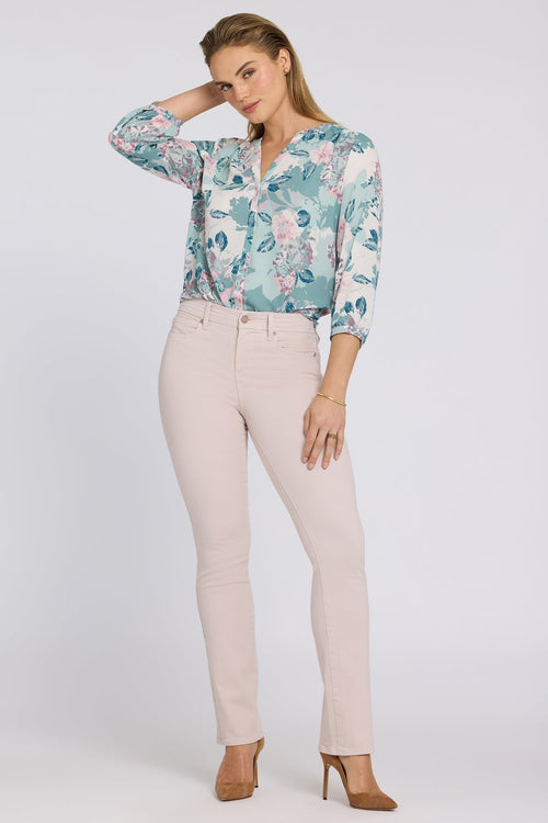 Waist-Match™ Marilyn Straight Jeans - Rock Flower