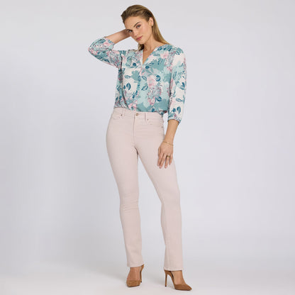 Waist-Match™ Marilyn Straight Jeans - Rock Flower
