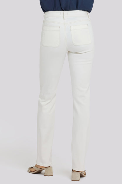 Marilyn Straight Jeans In Tall - Vintage White