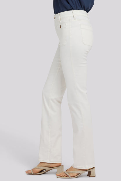 Marilyn Straight Jeans In Tall - Vintage White