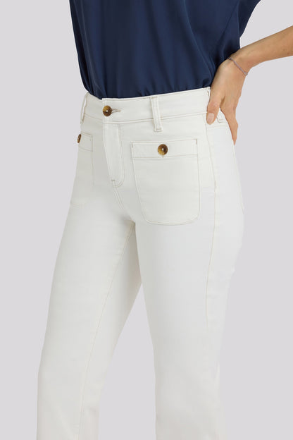 Marilyn Straight Jeans In Tall - Vintage White