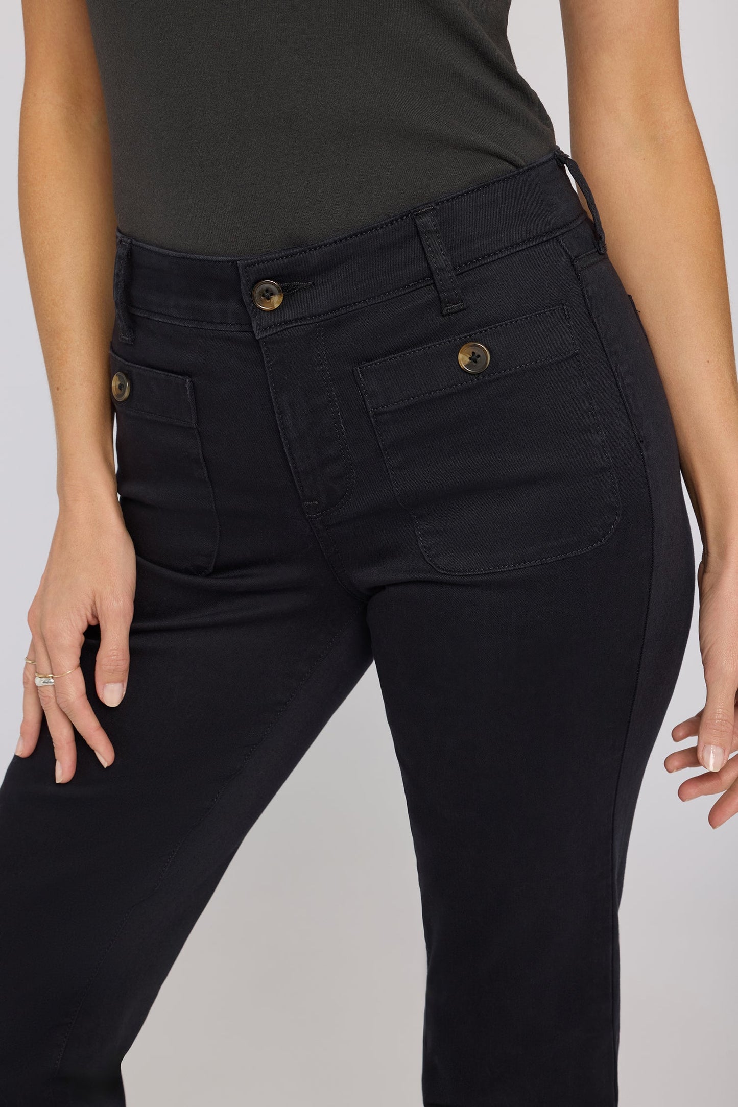 Marilyn Straight Jeans - Black