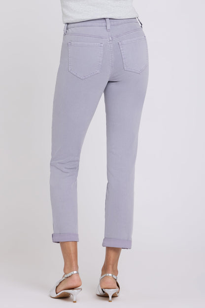 Sheri Slim Straight Ankle Jeans - Vintage Lavender