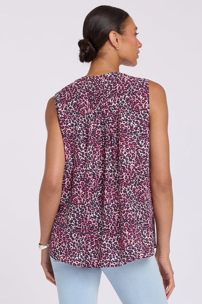 Sleeveless Pintuck Blouse - Catarina