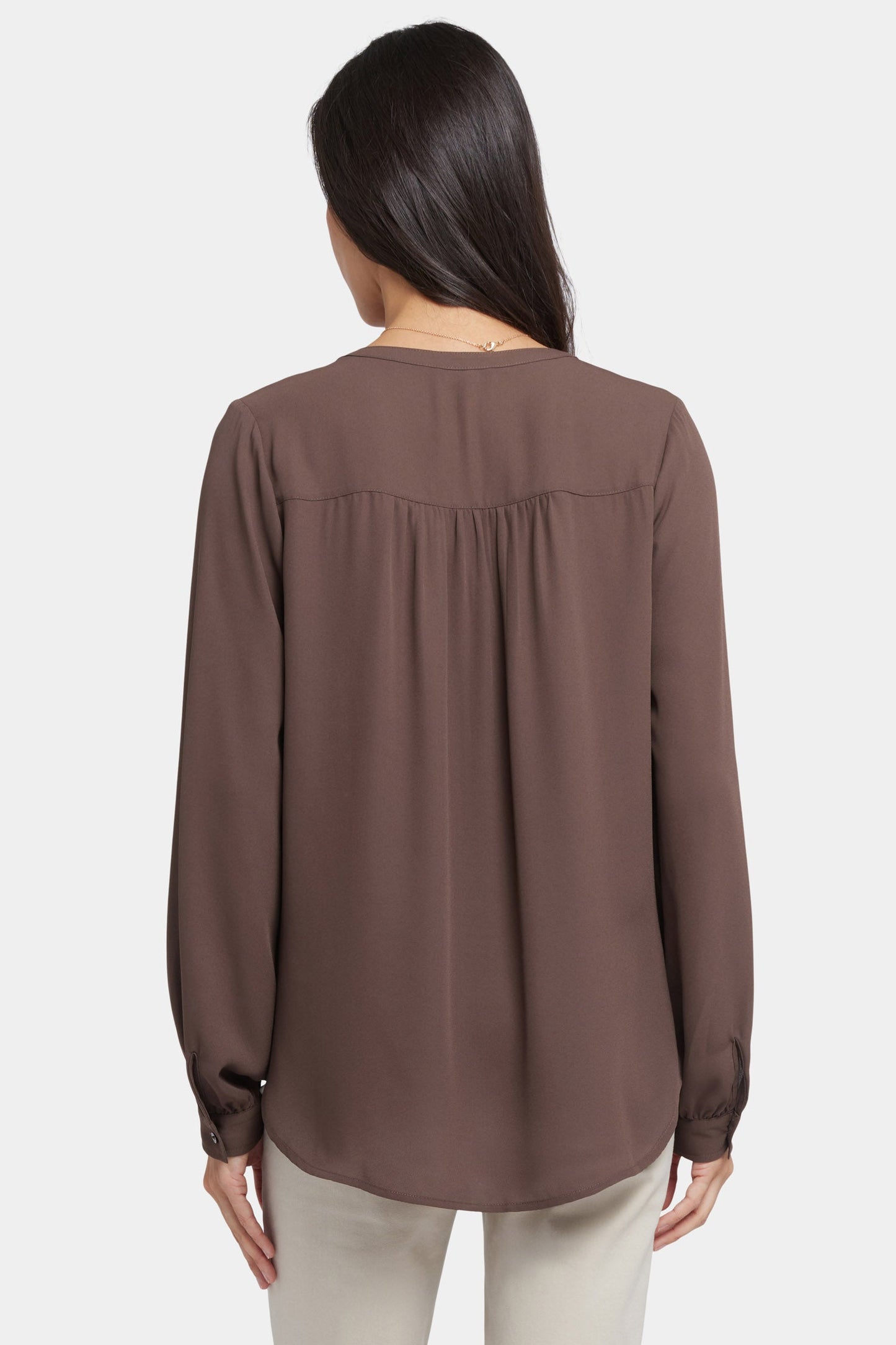 Simone Blouse - Coffee Bean