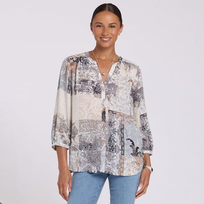 Pintuck Blouse - Saint-Yon