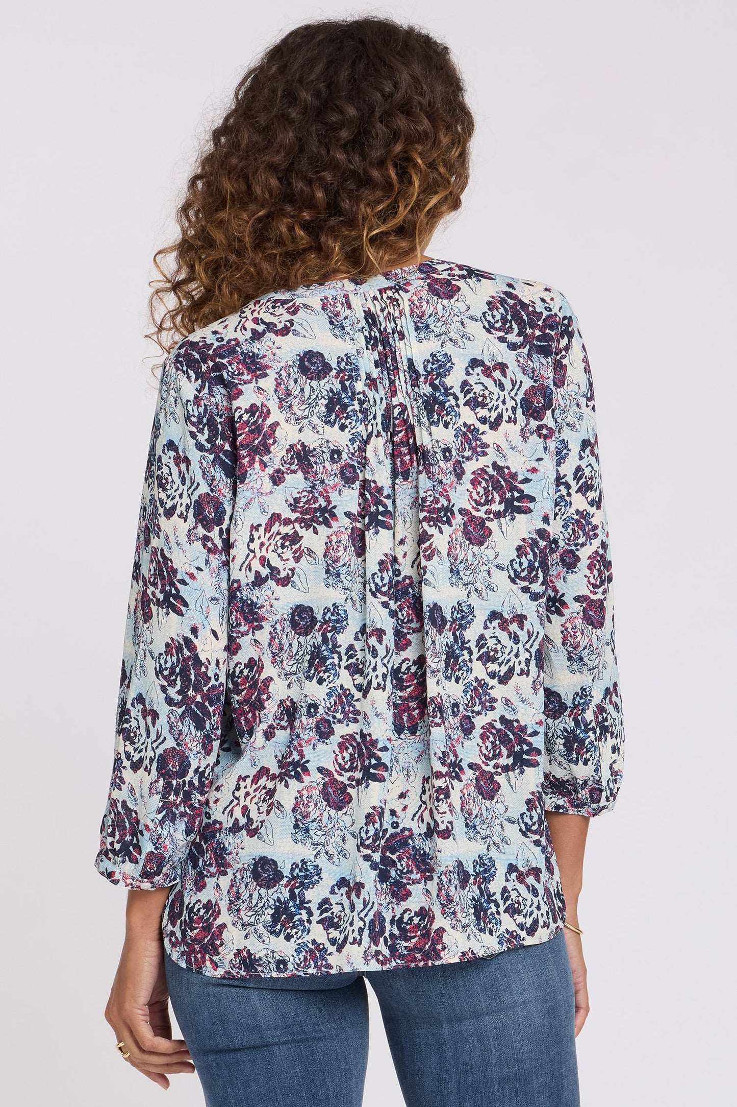 Pintuck Blouse - Ballad Abloom
