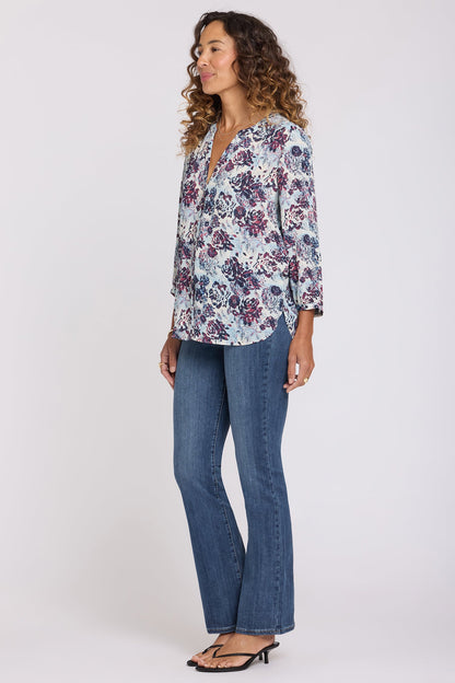 Pintuck Blouse - Ballad Abloom
