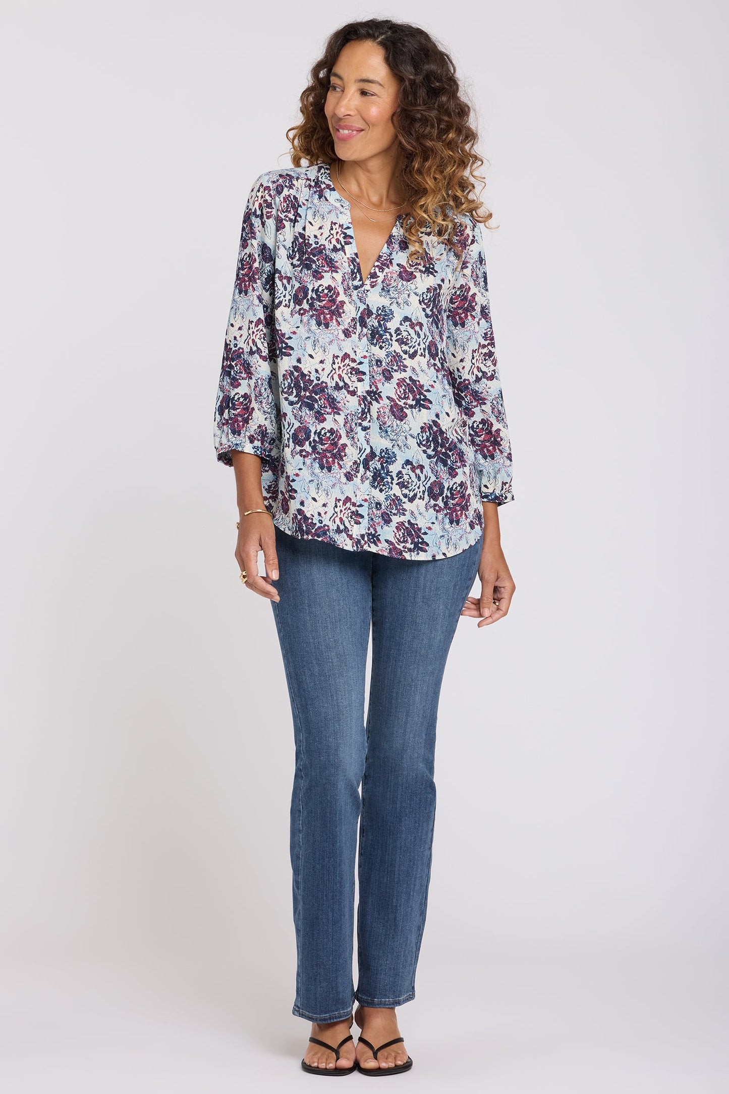 Pintuck Blouse - Ballad Abloom