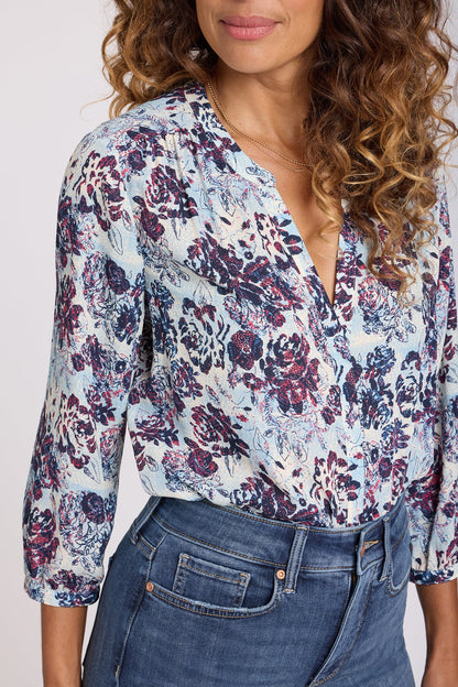 Pintuck Blouse - Ballad Abloom