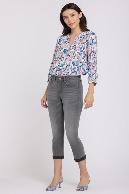Chloe Skinny Capri Jeans - Dusty Ash