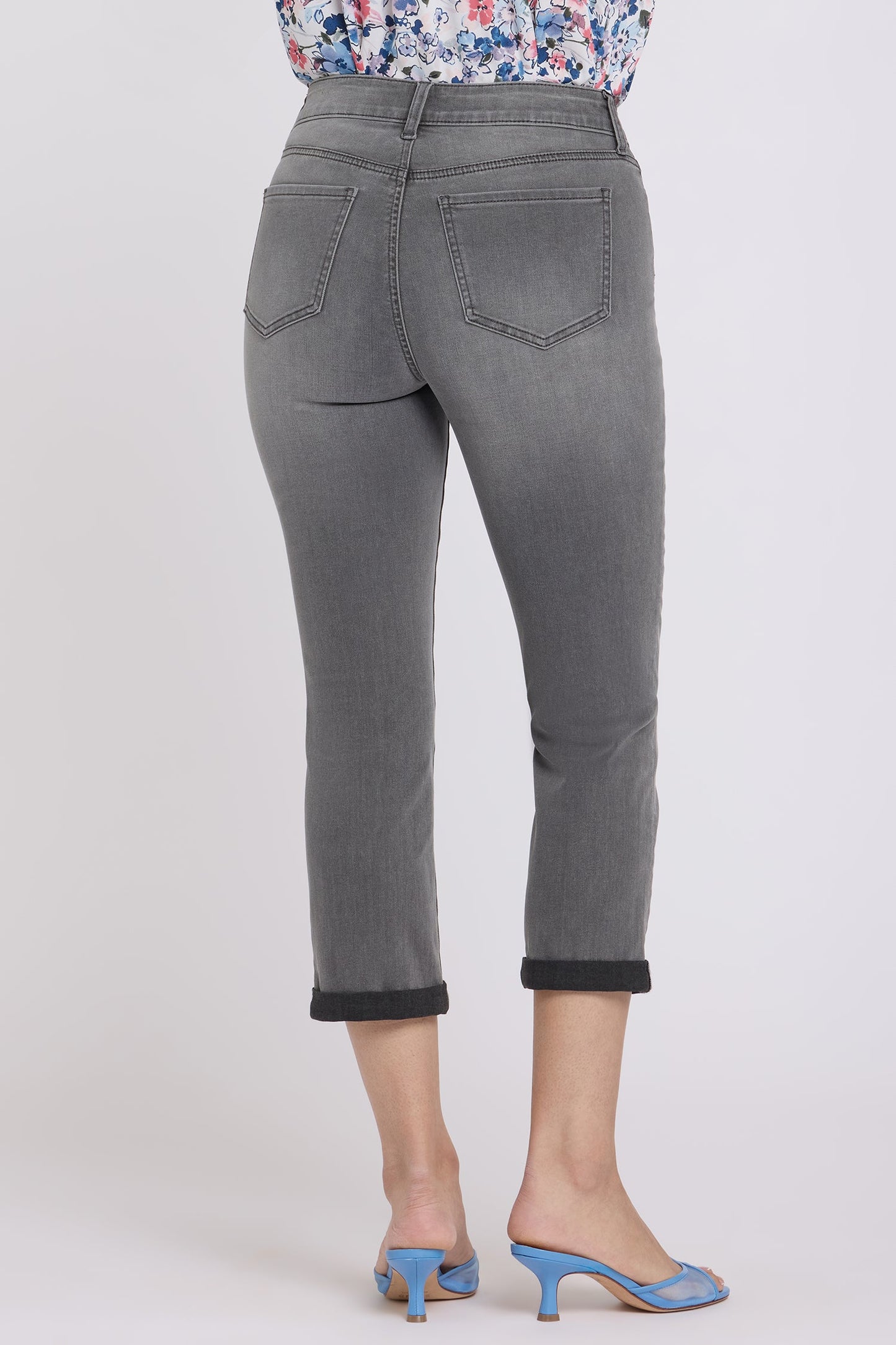 Chloe Skinny Capri Jeans - Dusty Ash