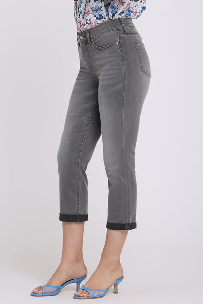 Chloe Skinny Capri Jeans - Dusty Ash