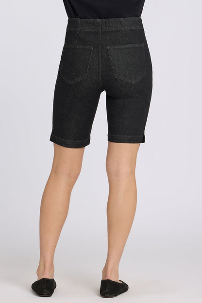 Ella Denim Shorts - Black Rinse