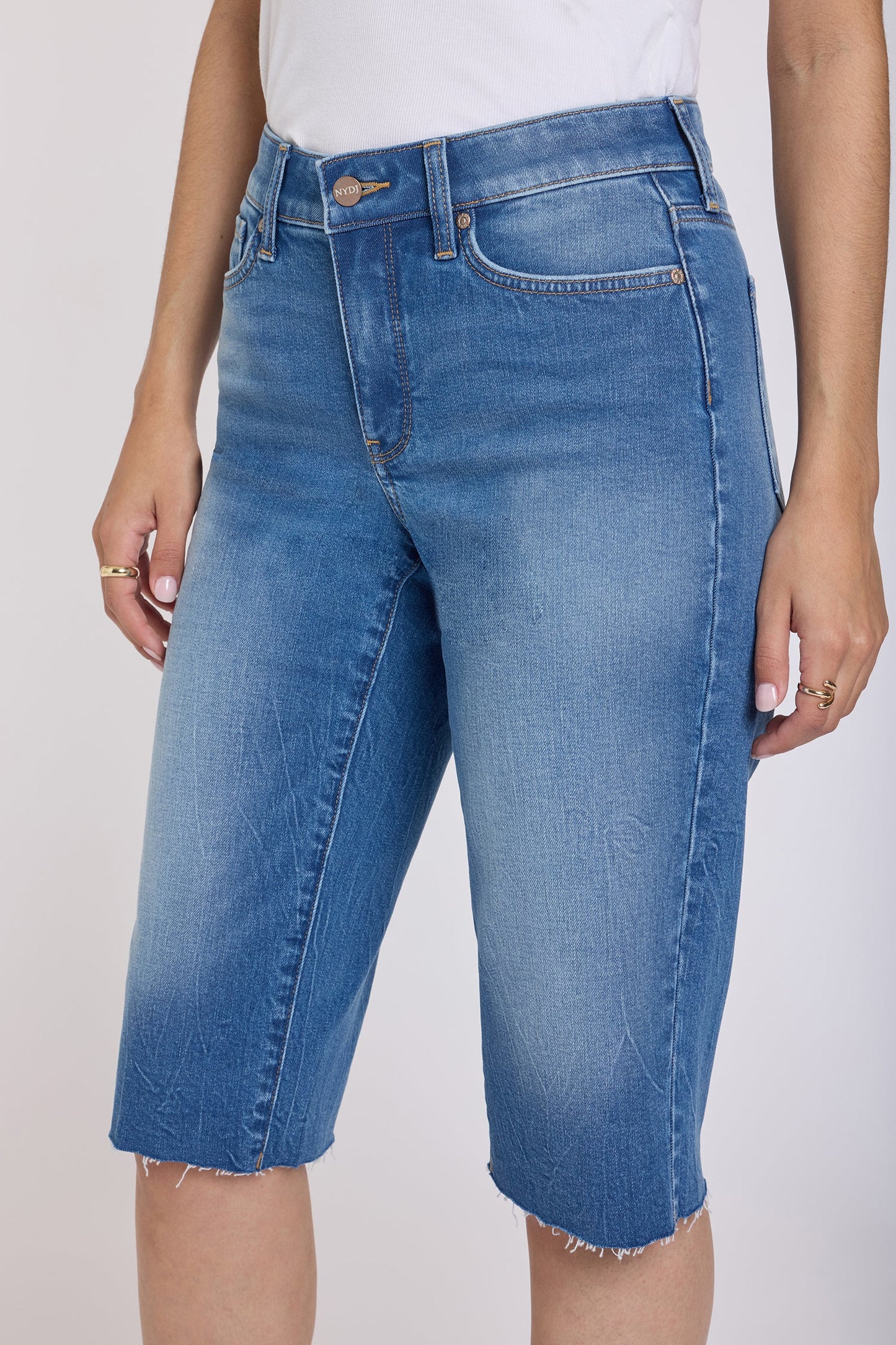 Kristie '80s Bermuda Denim Shorts - Pacifica