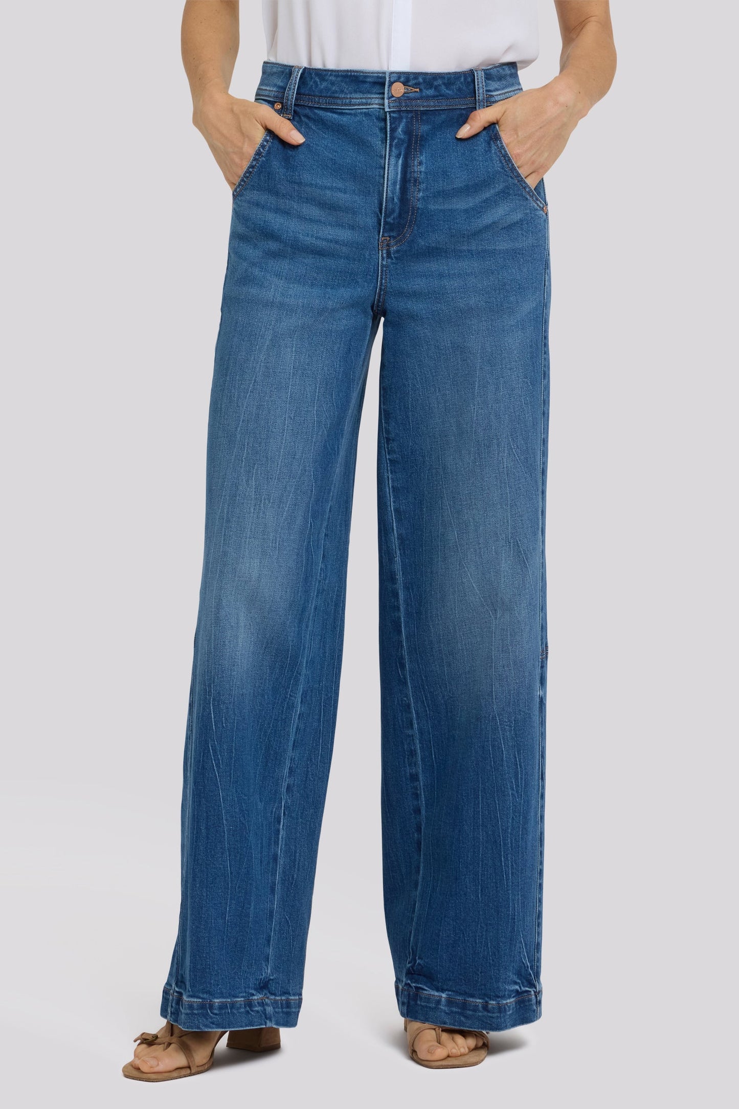 Gracie Wide Leg Jeans - Wild River