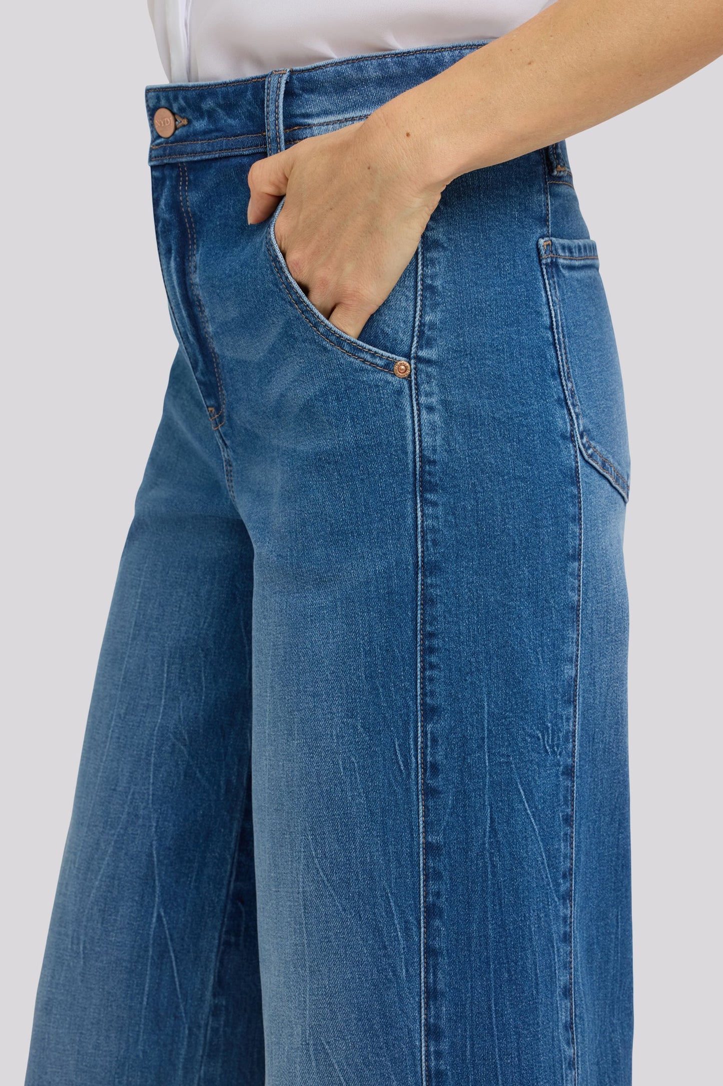 Gracie Wide Leg Jeans - Wild River