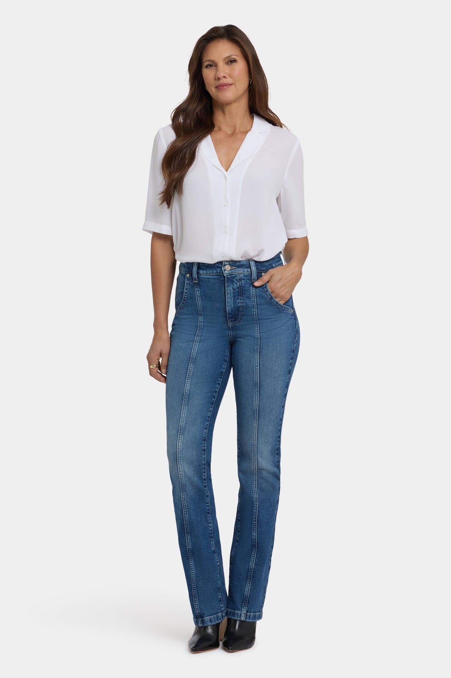 Billie Mini Bootcut Jeans - Romantic Indigo