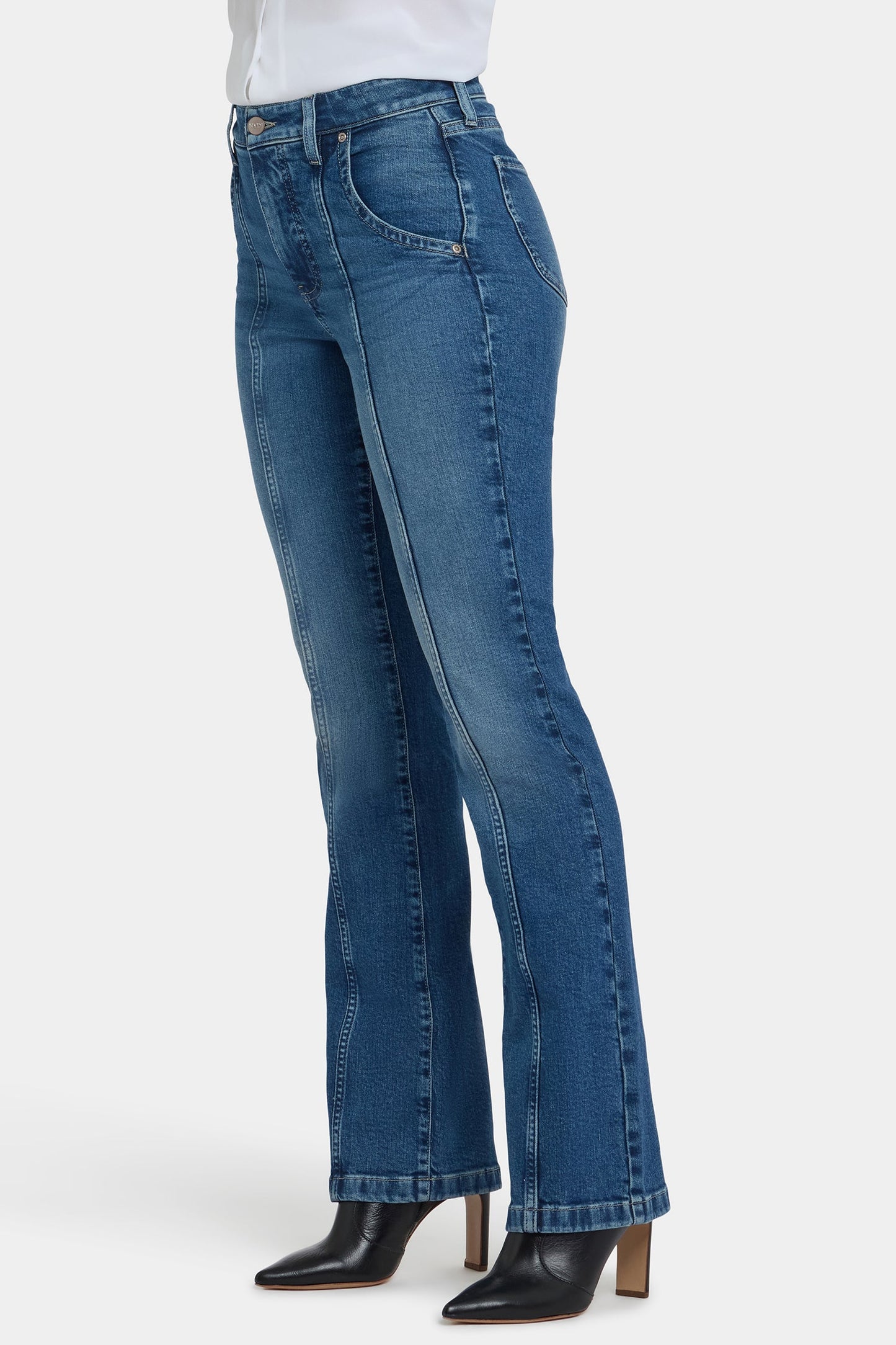Billie Mini Bootcut Jeans - Romantic Indigo