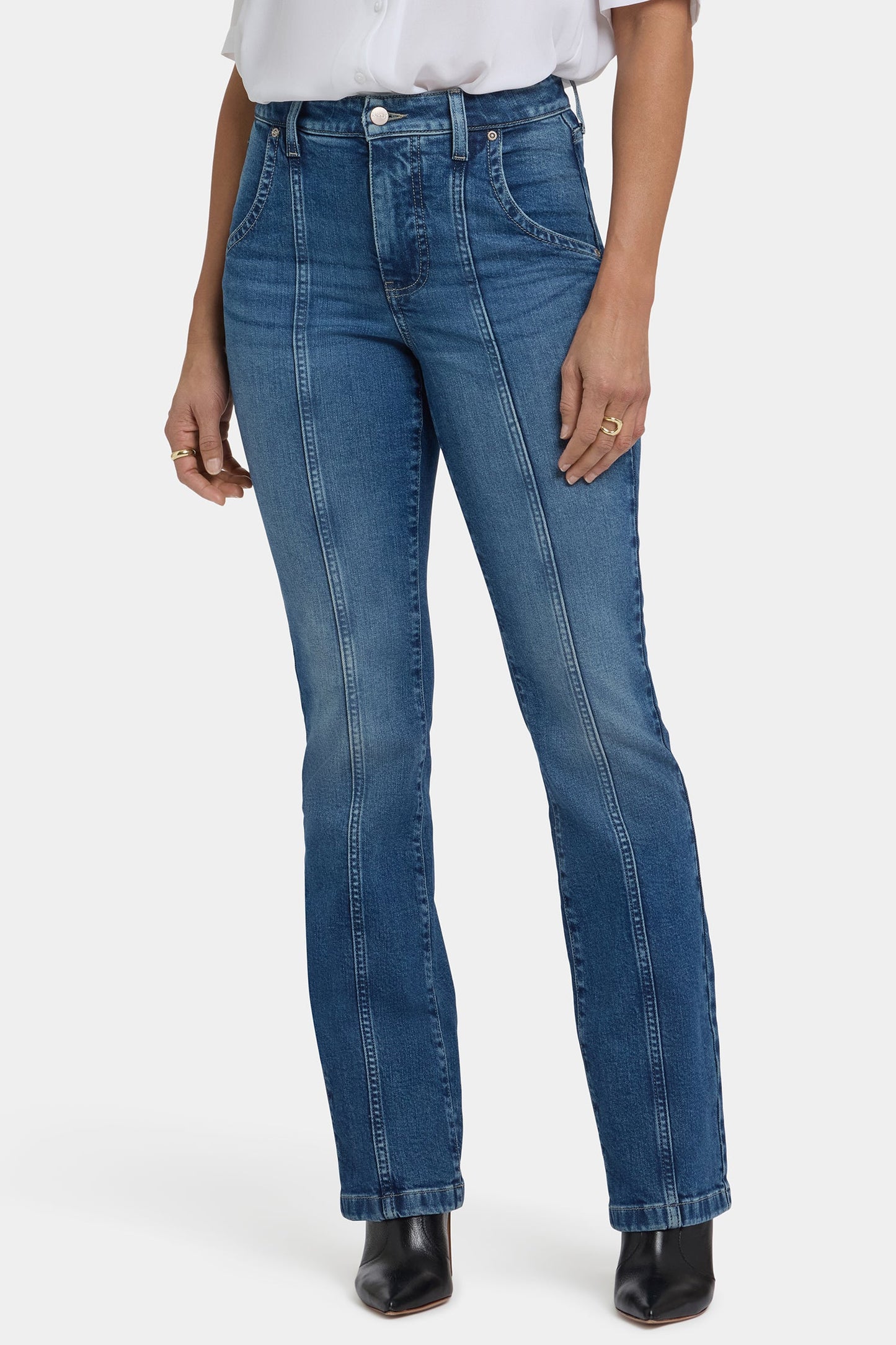 Billie Mini Bootcut Jeans - Romantic Indigo