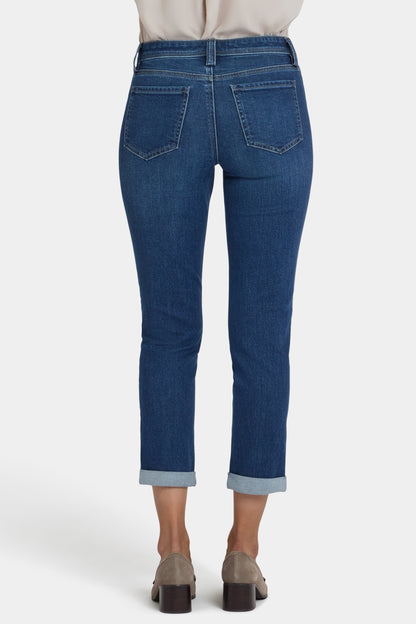 Margot Girlfriend Jeans - Vintage Lapis