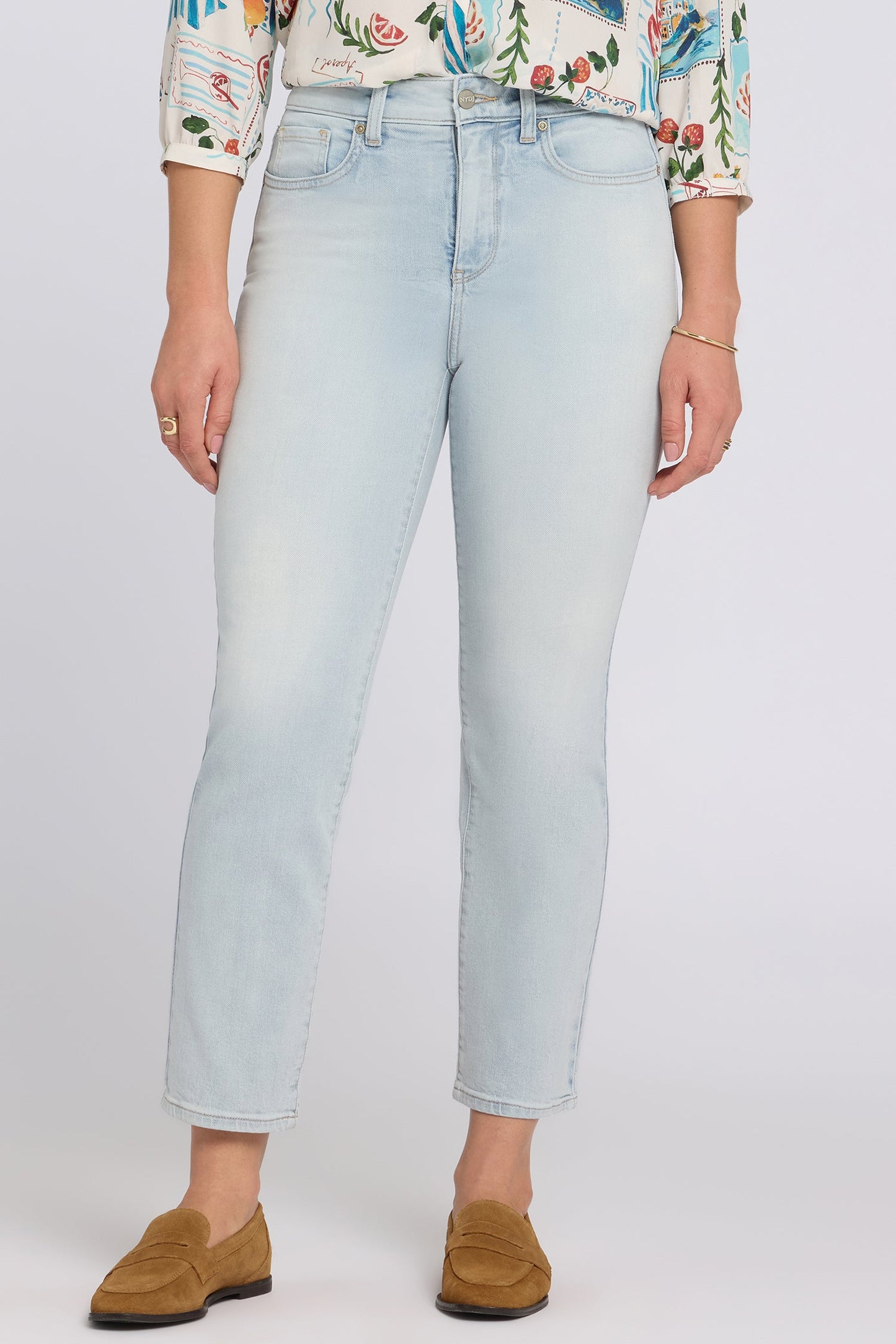 Marilyn Straight Ankle Jeans - Desert Shoreline