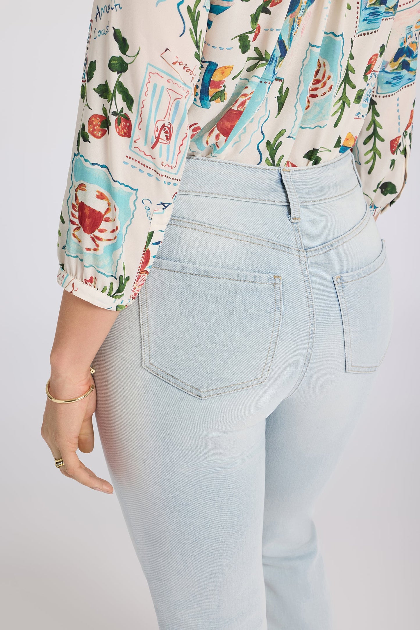 Marilyn Straight Ankle Jeans - Desert Shoreline