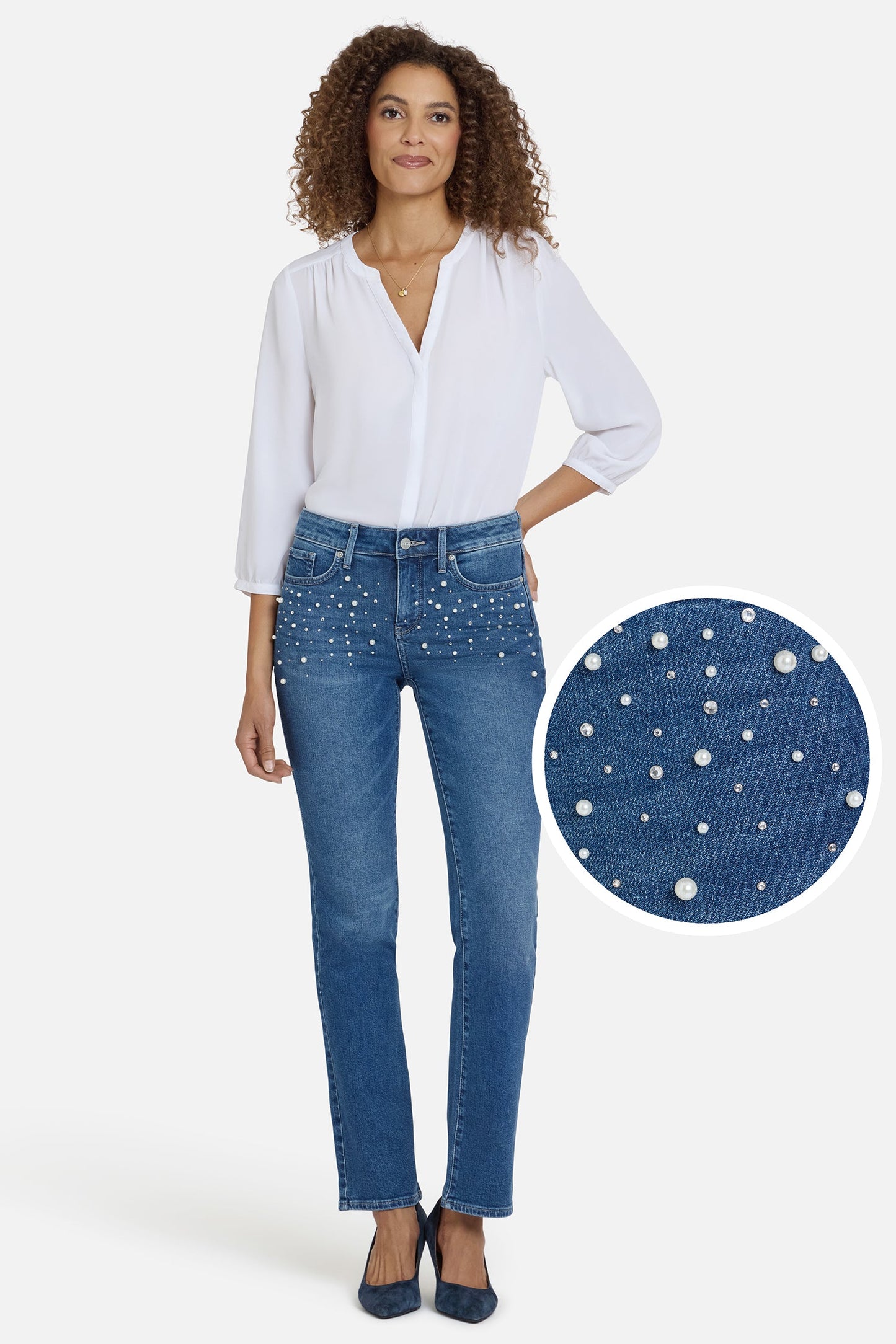 Marilyn Straight Jeans - Lake Notre-Dame