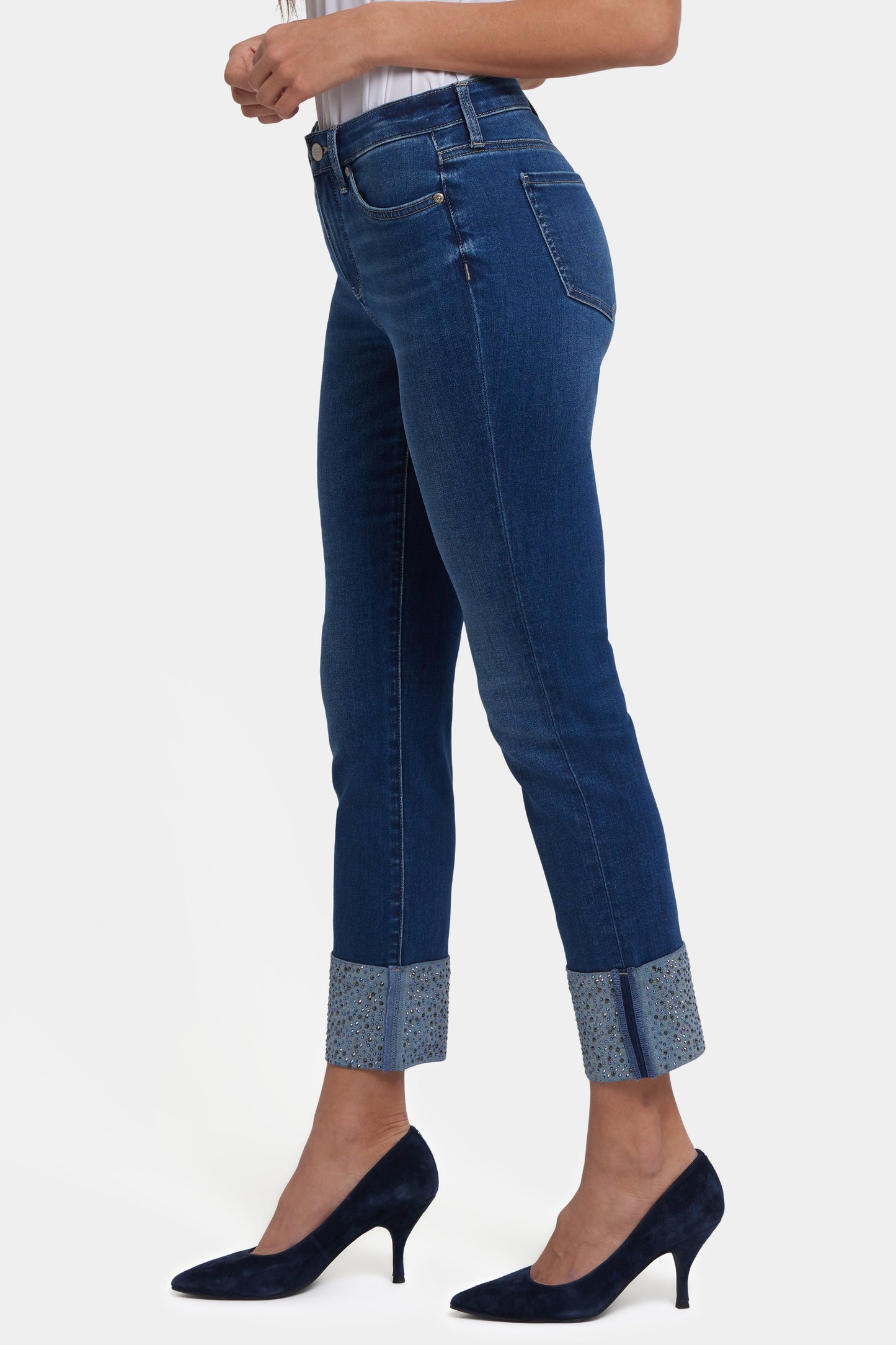 Sheri Slim Ankle Jeans - Vintage Lapis