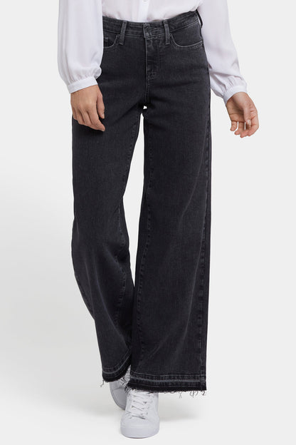 Teresa Wide Leg Jeans - Slate Stone