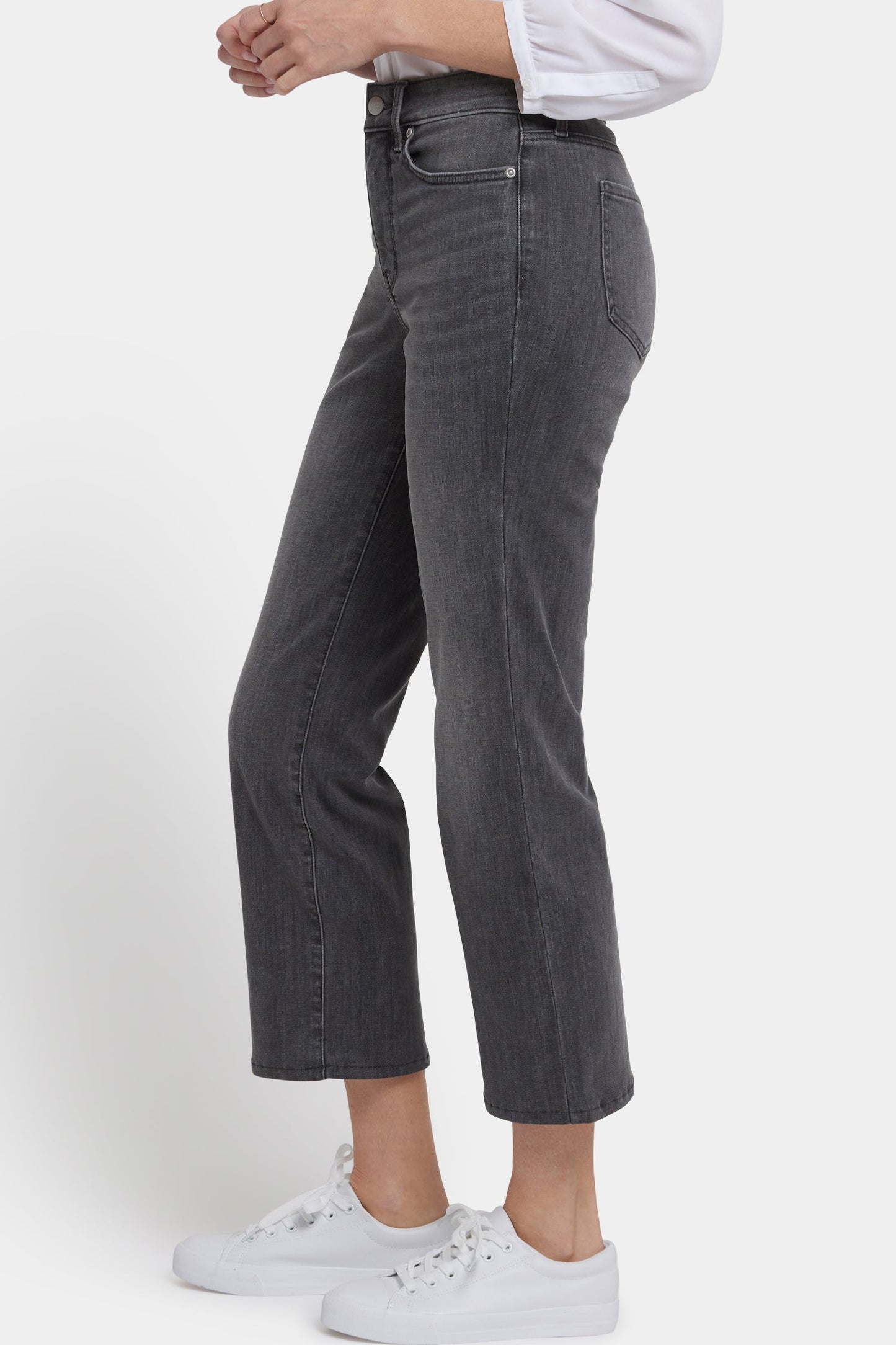 Marilyn Straight Ankle Jeans - Chateau Shadow