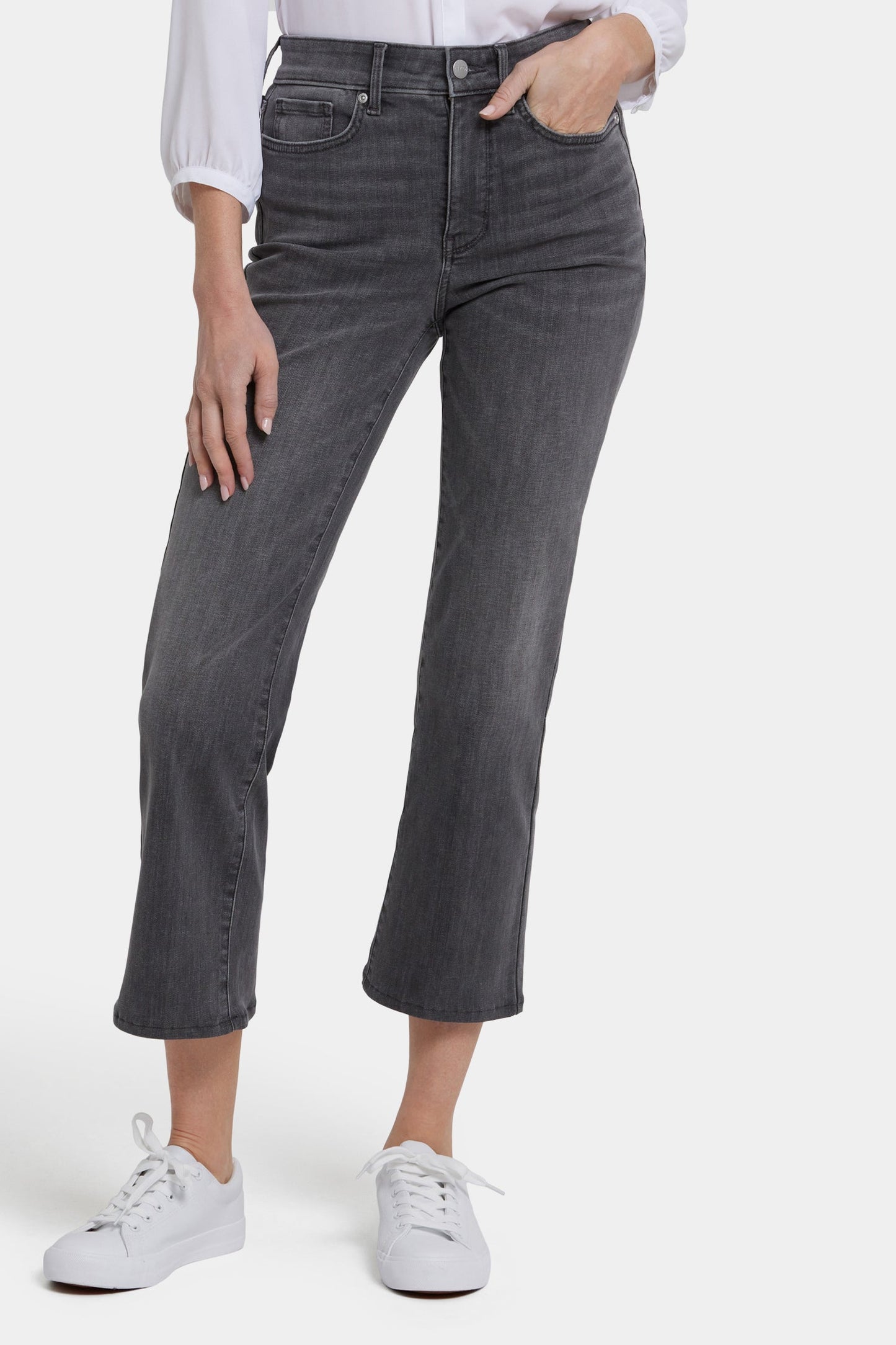 Marilyn Straight Ankle Jeans - Chateau Shadow
