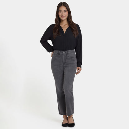 Marilyn Straight Ankle Jeans - Chateau Shadow