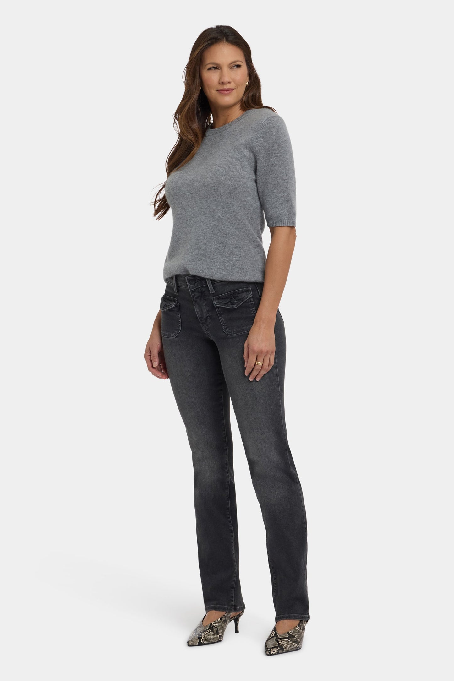 Marilyn Straight Jeans - Gloomy Marais