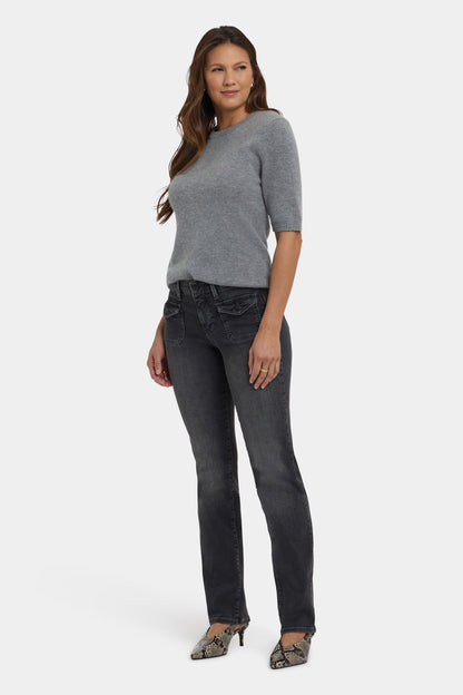 Marilyn Straight Jeans - Gloomy Marais
