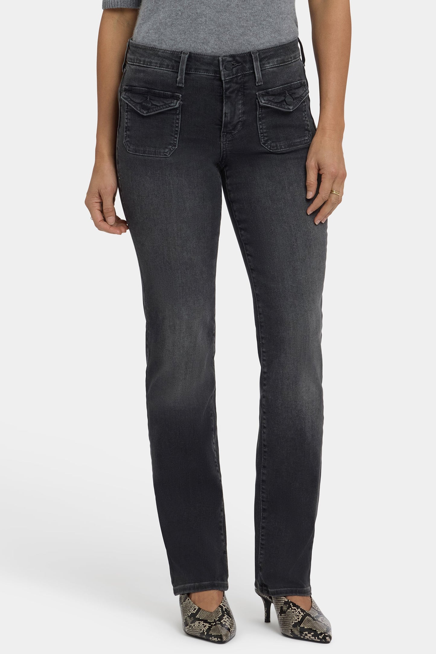 Marilyn Straight Jeans - Gloomy Marais