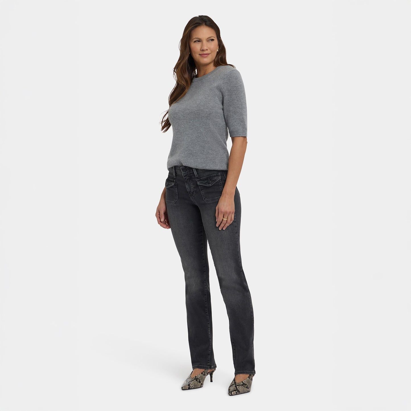 Marilyn Straight Jeans - Gloomy Marais