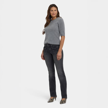 Marilyn Straight Jeans - Gloomy Marais